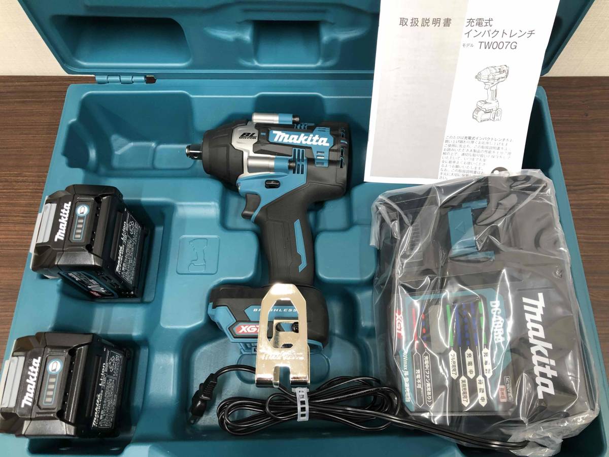 ◎【未使用】makita マキタ TW007GRDX 充電式インパクトレンチ 40V 2.5