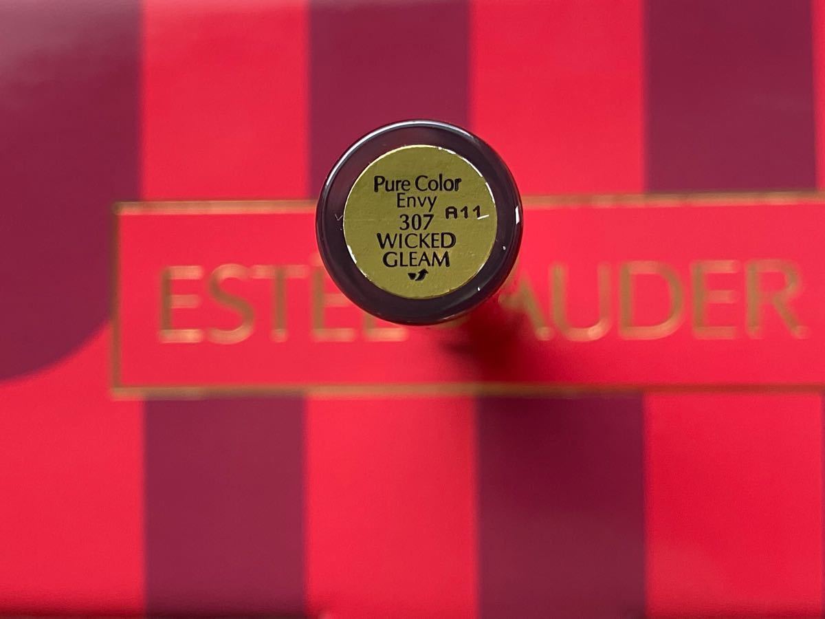 ☆新品・未使用☆エスティローダー ESTEE LAUDER ピュア カラー エンヴィ リップグロス 307 ウィキッド グリーム 