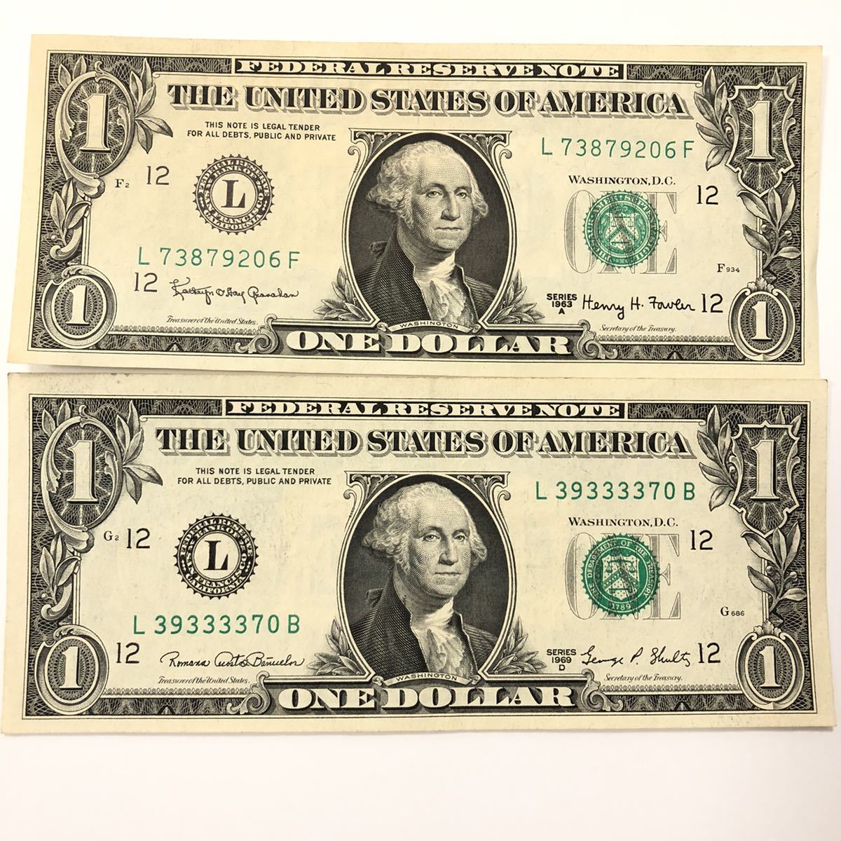 Yahoo!オークション - 1円スタート 旧1ドル札 2枚 アメリカ ドル Yahoo!オークション - 1円スタート 旧1ドル札 2枚 アメリカ ドル