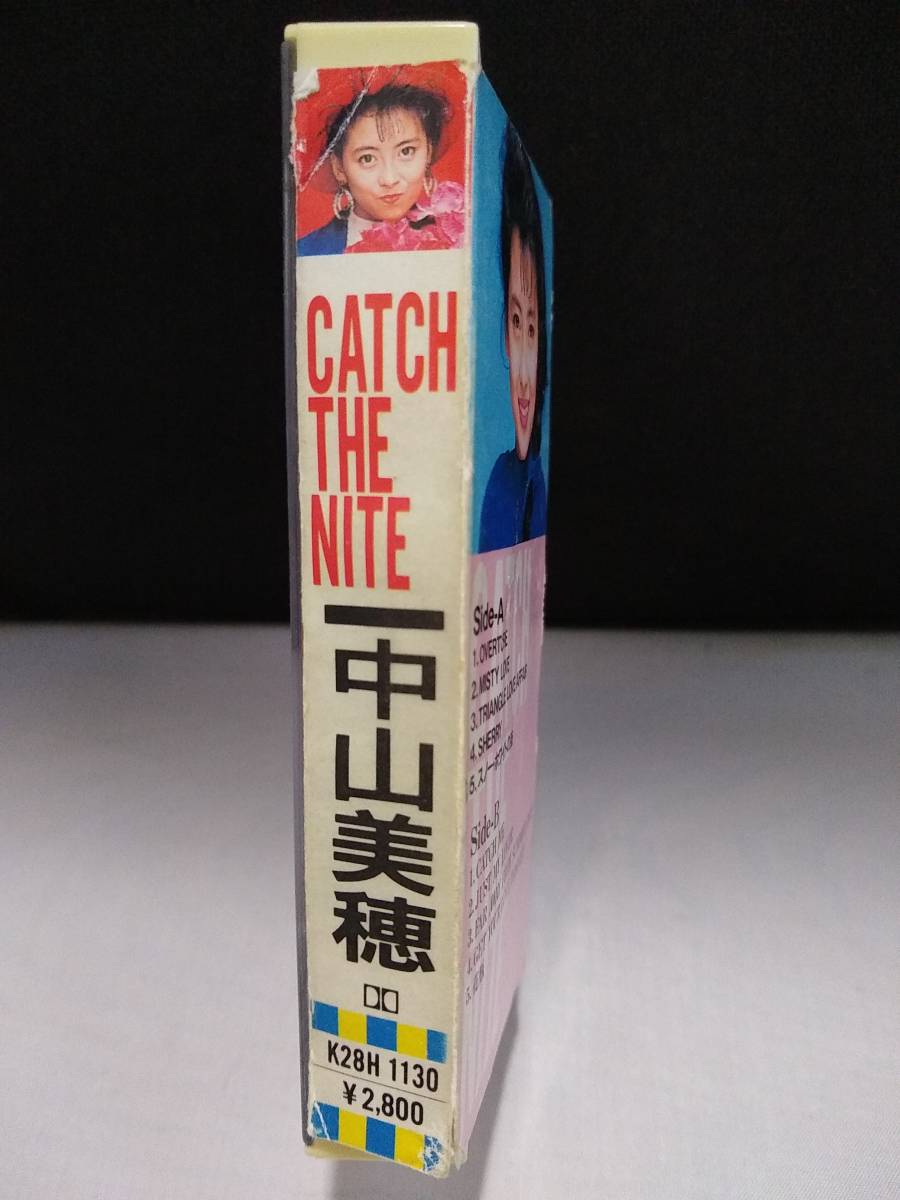 C2823 カセットテープ 【中山美穂  Catch The Nite K28H1130】の画像3