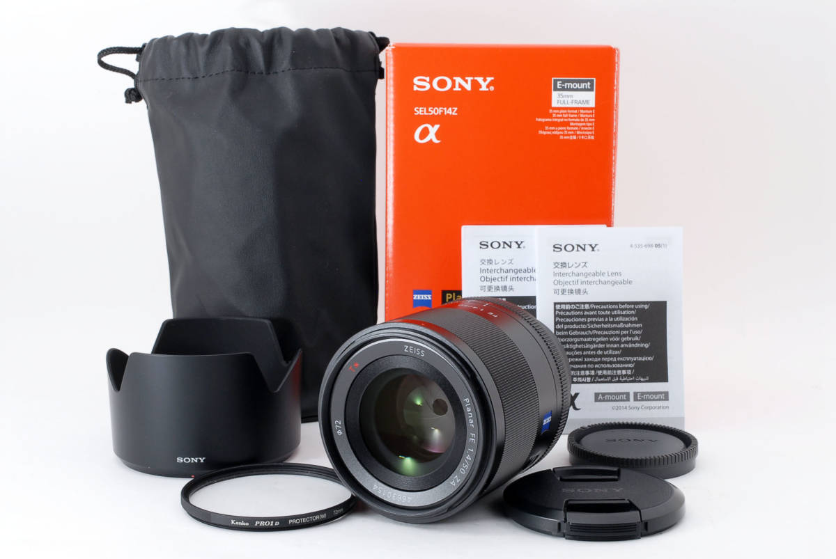新品級☆SONY ソニー Planar T* FE 50mm F1.4 ZA SEL50F14Z Eマウント