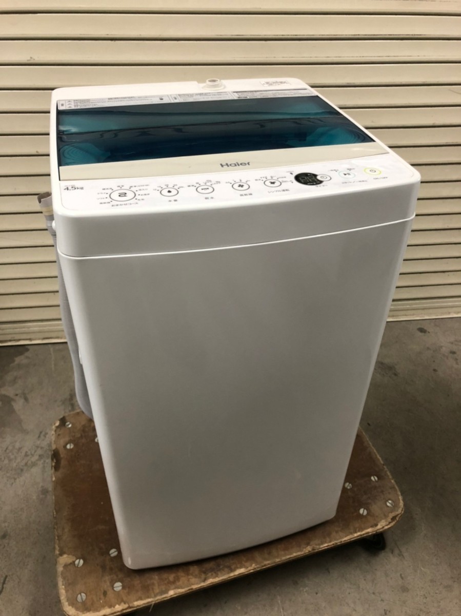 生活家電 炊飯器 ♢2017♢Haier 4.5kg洗濯機【♢JW-C45A-K】♦︎♦︎♦︎♦︎ 売れ筋が 