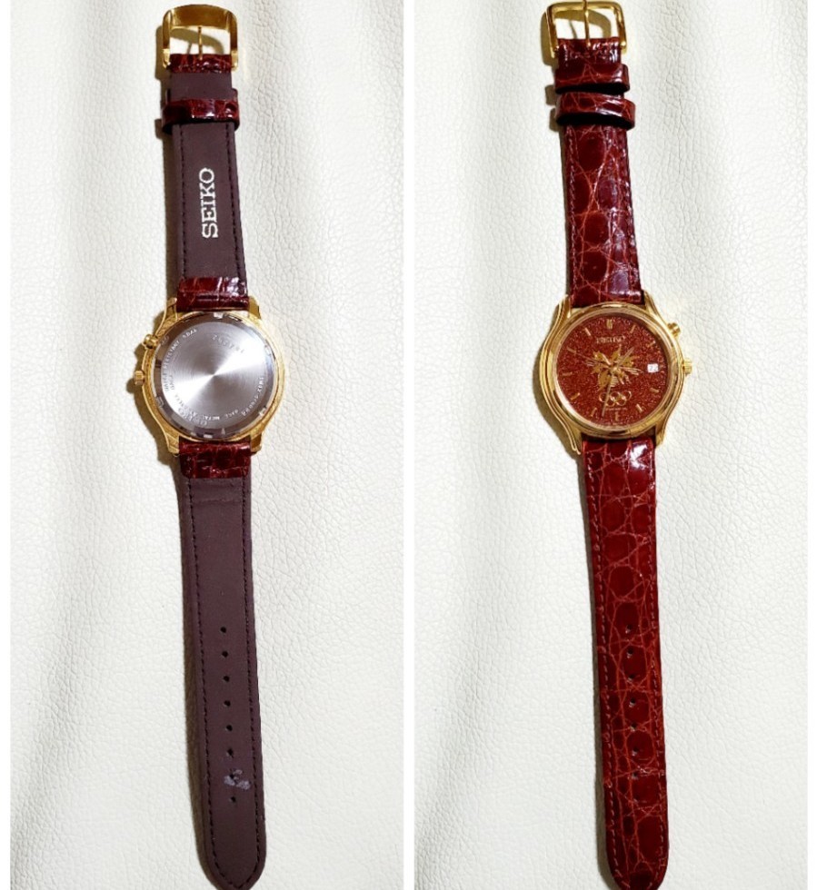 レア 美品 電池交換済み SEIKO セイコー キネティック 長野 レア 美品 電池交換済み SEIKO セイコー キネティック 長野