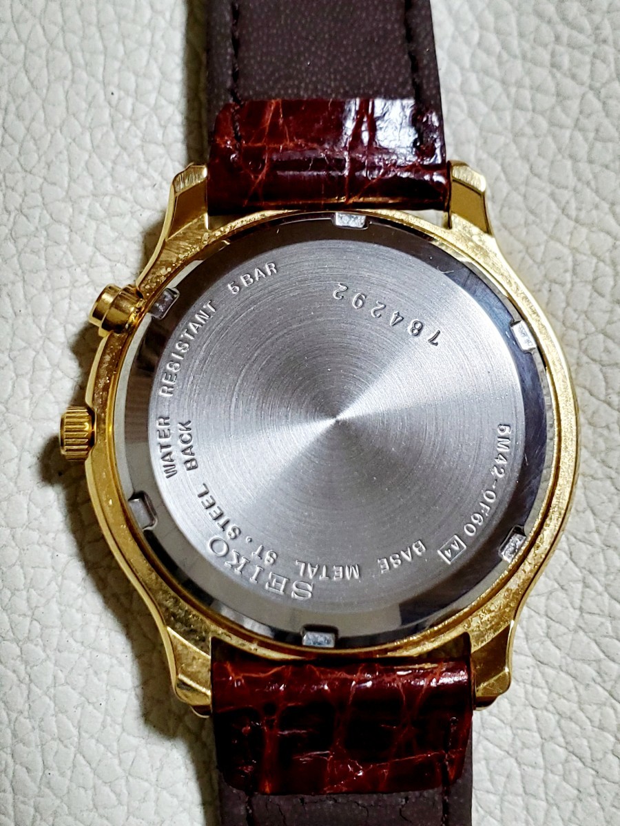 レア 美品 電池交換済み SEIKO セイコー キネティック 長野 レア 美品 電池交換済み SEIKO セイコー キネティック 長野
