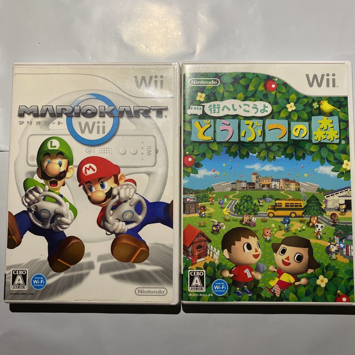 Wii マリオカートWii、街へいこうよどうぶつの森