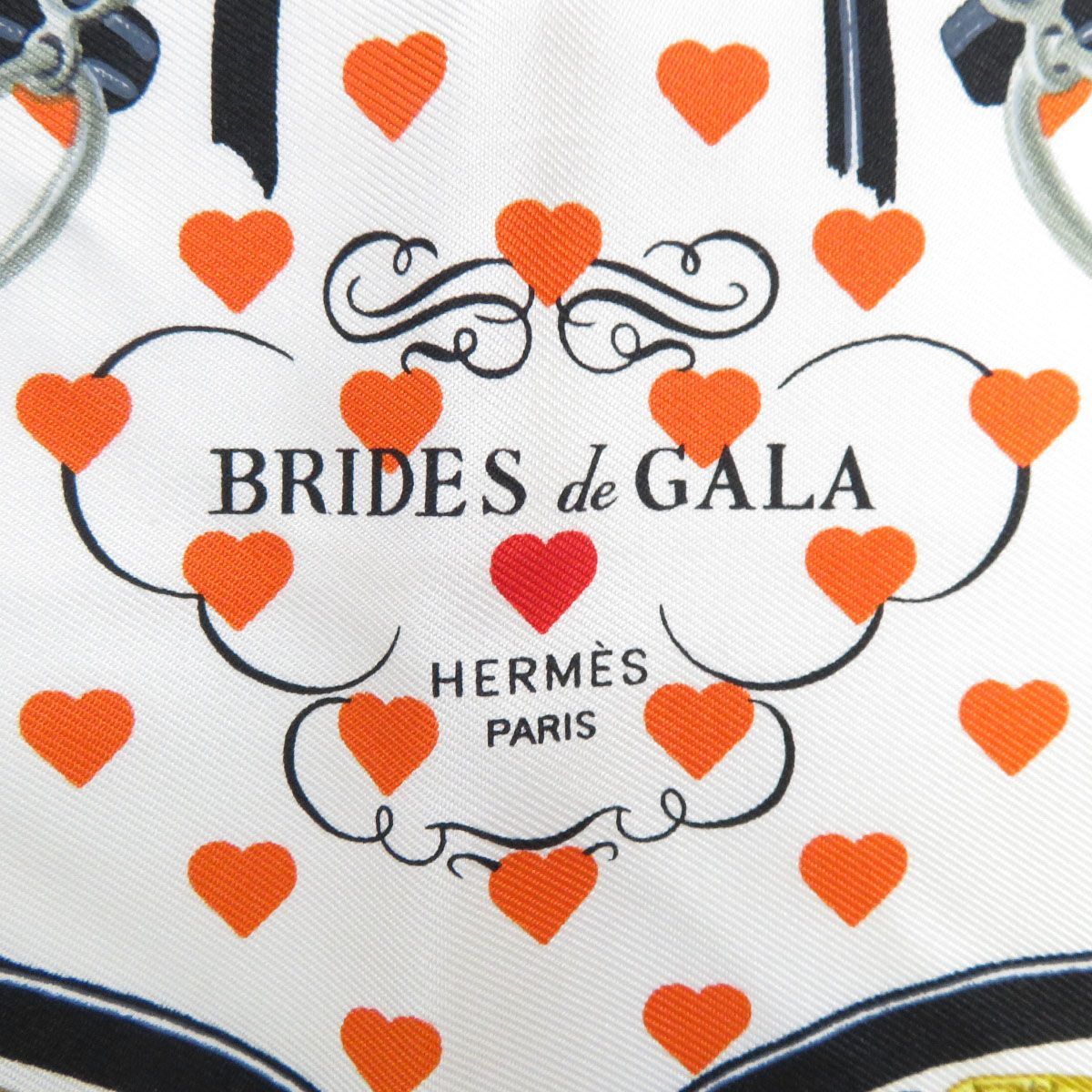 エルメス カレ 45 BRIDES de GALA LOVE プチカレ スカーフ ブリッド