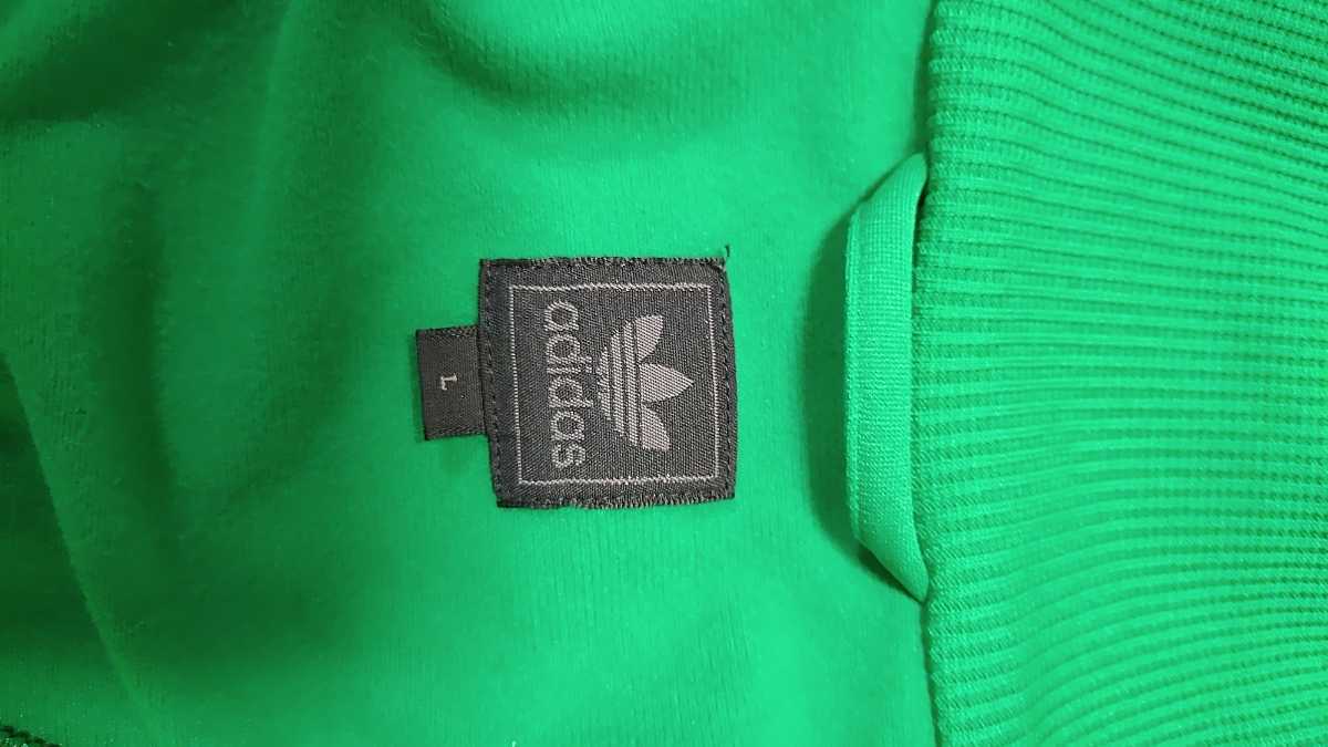 adidas トラックジャケット ジャージ トップス 緑×黄色 グリーン 