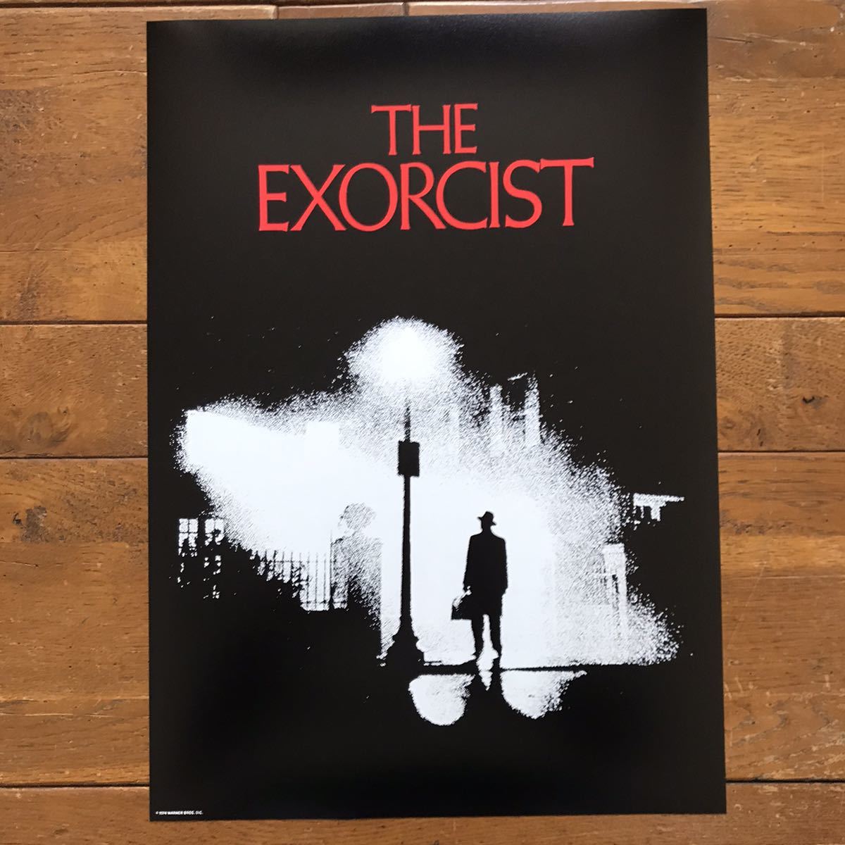  abroad promo poster [eksosi -stroke ](The Exorcist)#3* occult / horror / Linda *b rare /pazz