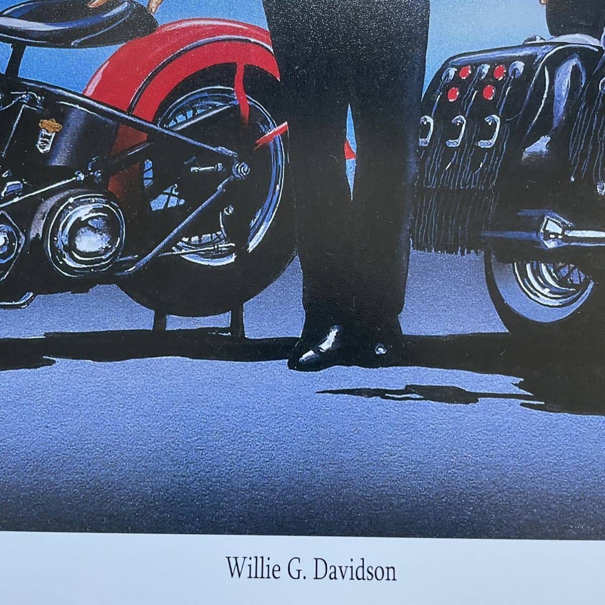 ポスター★David Mann 232『Willie G. Davidson』★ハーレーダビッドソン/イージーライダー/パンヘッド/ショベル_画像8