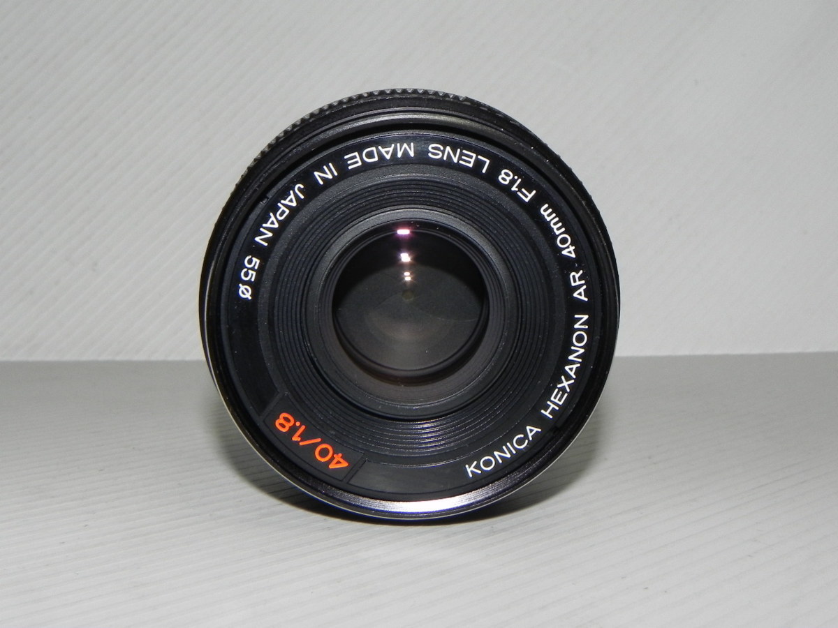 KONICA HEXANON AR 40mm/f1.8 レンス゛(ジャンク品)