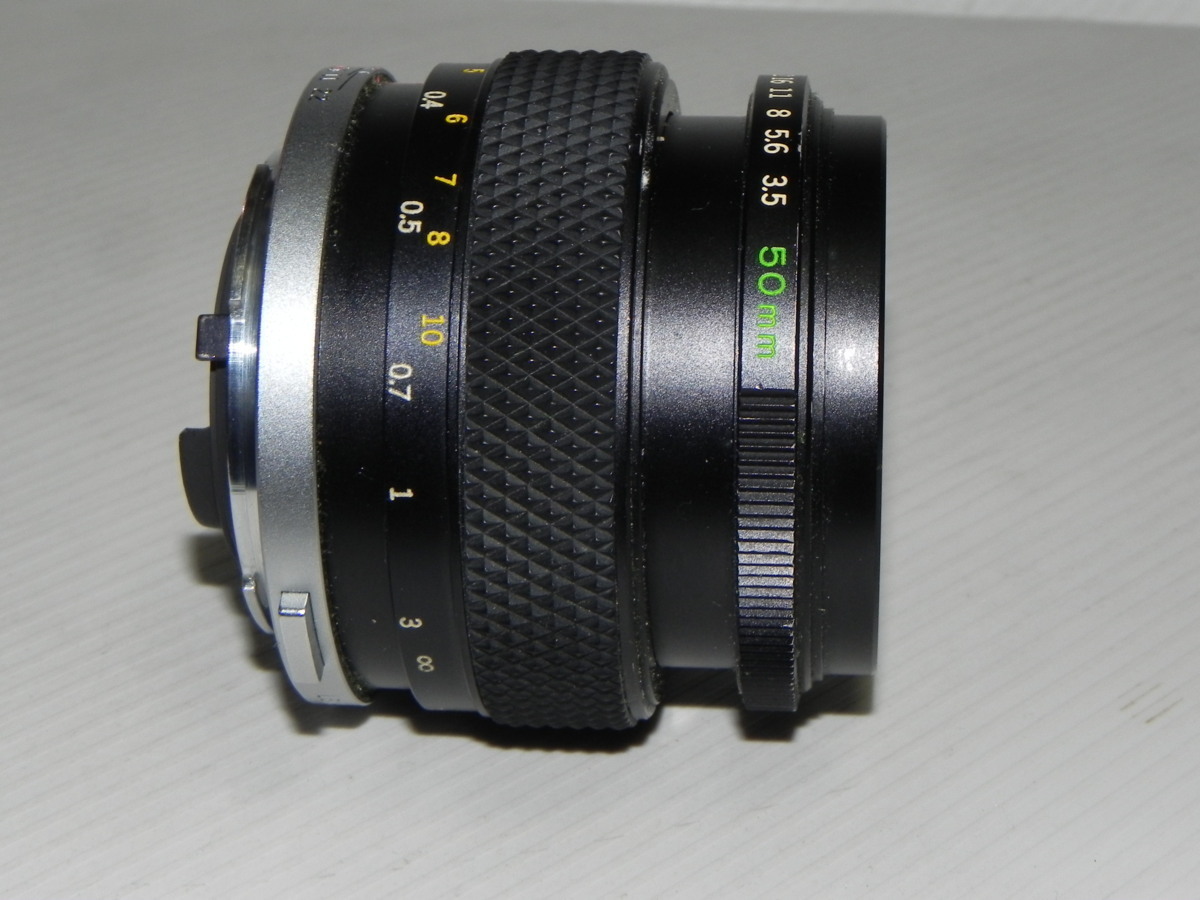 OLYMPUS OM-SYSTEM Zuiko MC AUTO-MACRO 50mm /f3.5 レンズ(ジャンク品)_画像1