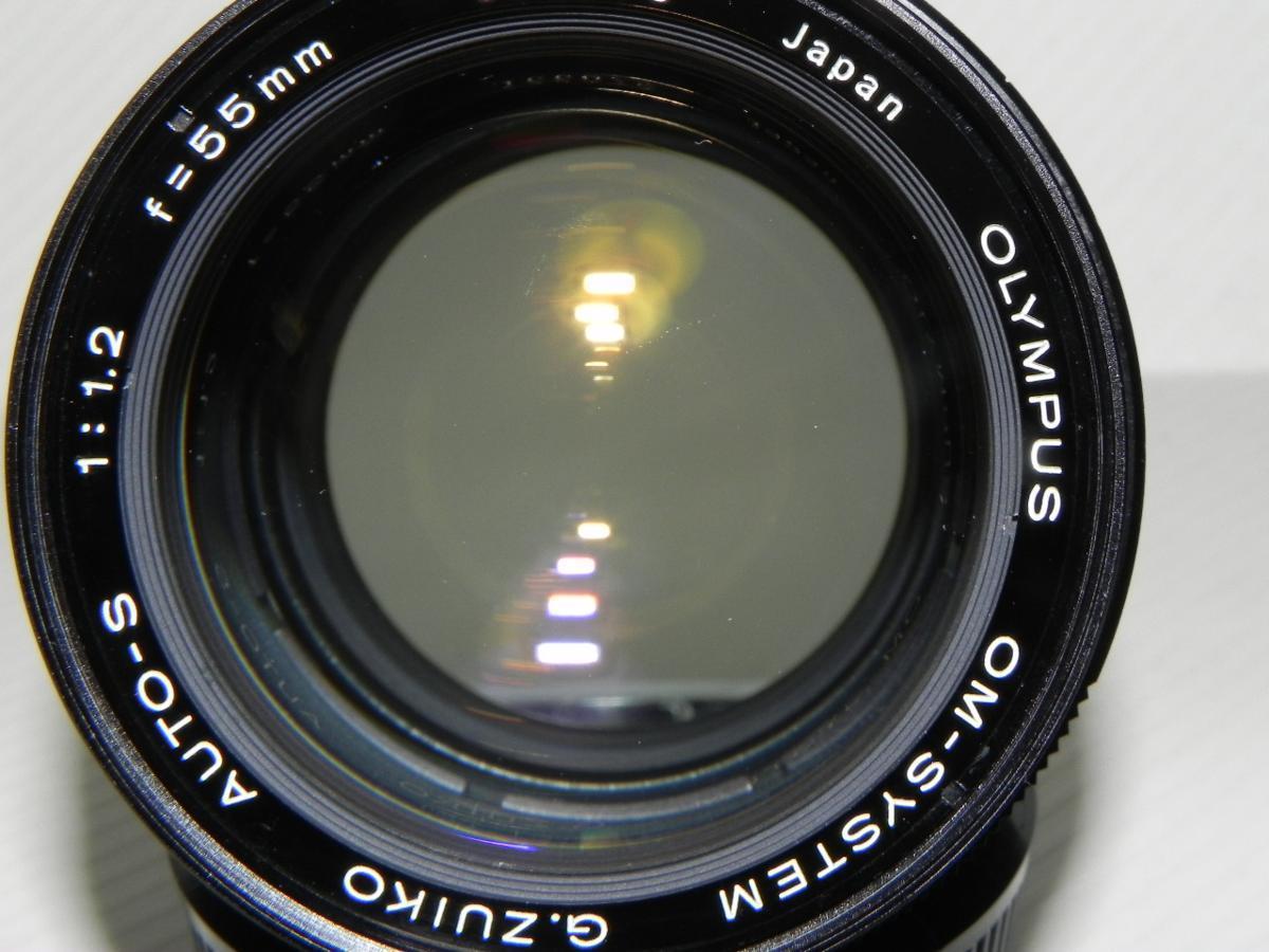 OLYMPUS OM-SYSTEM G.Zuiko 55mm /f 1.2 レンズ(品) | transparencia