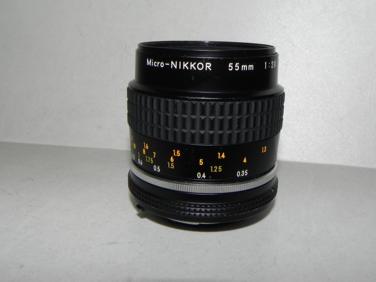 メーカー再生品】 Nikon Ai-s Micro 55mm /f 2.8 レンズ(中古良品