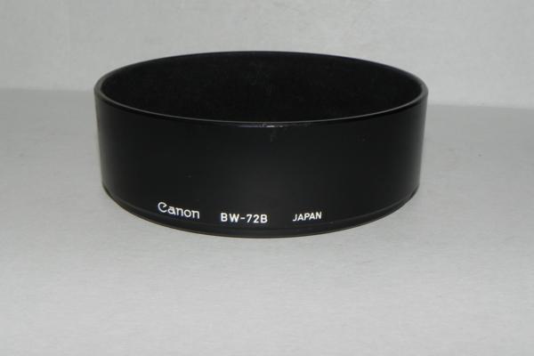 Canonレンズフード 正規逆輸入品 低価格化 BW-72B 中古純正品 レンズフード