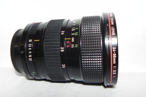 一番の **中古品 Canon FD 24-35mm /f3.5 L レンズ* キヤノン