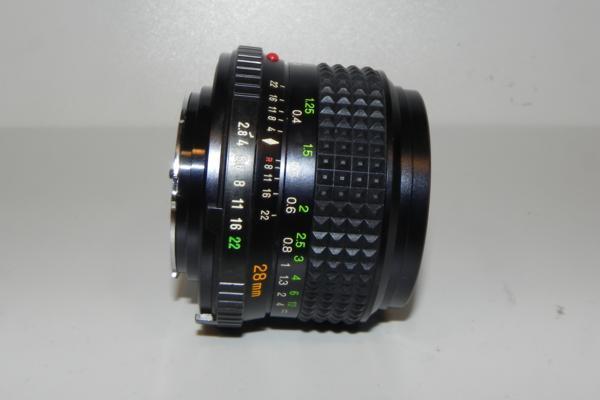 新製品情報も満載 **中古品 Minolta MD W. 2.8 レンズ* 28mm/F ROKKOR