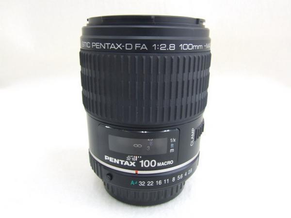 中古品　SMC PENTAX-DFA 100mm/ f 2.8 マクロ レンズ_画像1