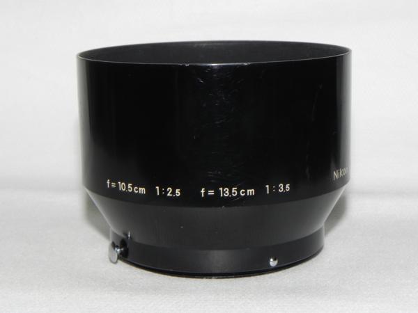 中古品　Nikon　F フード　10.5cm/2.5 13.5cm/3.5 フ-ド_画像1
