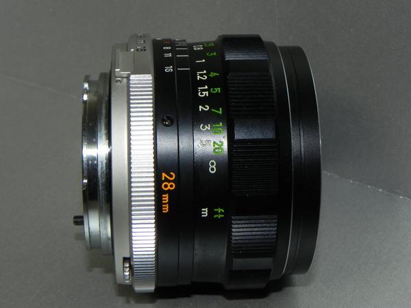 **中古品 Minolta MC W. ROKKOR-SG 28mm/F3.5 レンズ*