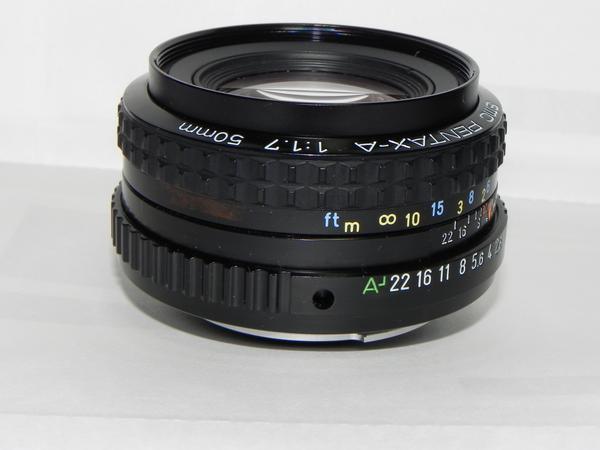 **中古品　smc PENTAX-A 50mm / f 1.7 レンズ*_画像1