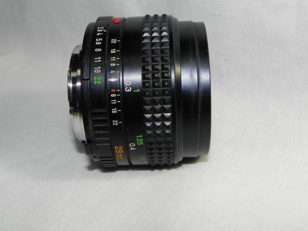 超目玉】 中古品 Minolta MD W. 2.8 レンズ 28mm/F ROKKOR ミノルタ