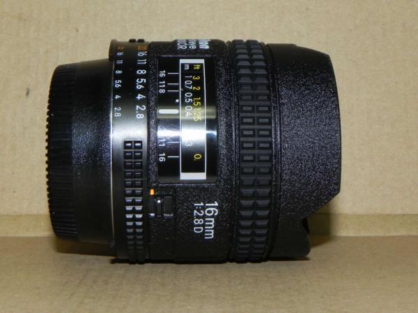 ニコン NIKON　Ai AF Fisheye-Nikkor 16mm f/2.8D レンズ(中古良品)_画像2