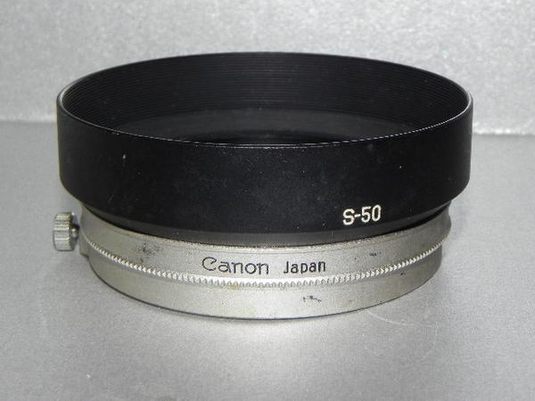 *中古品　Canon S-50　レンズフード*_画像1