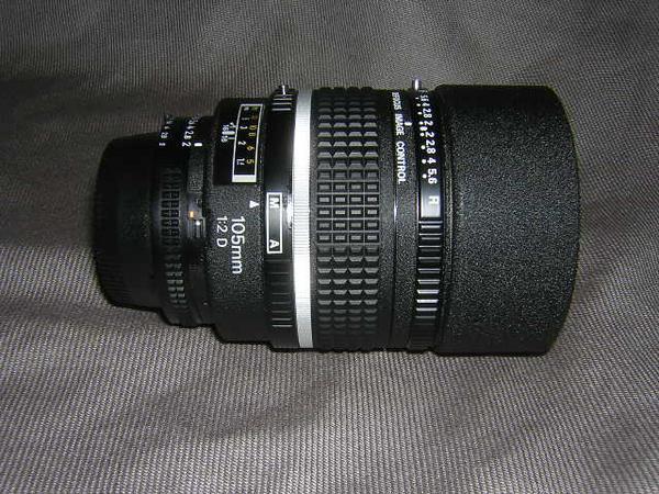 Nikon AF DC-NIKKOR 105mm/f 2D レンズ(中古良品)_画像1