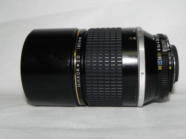 **中古品　Nikon ED Ai-s 180mm f/2.8 レンズ