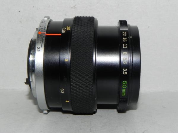 信頼】 **中古品 OLYMPUS mc OM-SYSTEM Zuiko 50mm /f 3.5 Macro