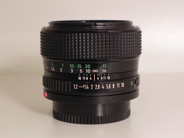 数々のアワードを受賞】 **中古良品 Canon レンス゛* 1.2 /f 50mm NFD