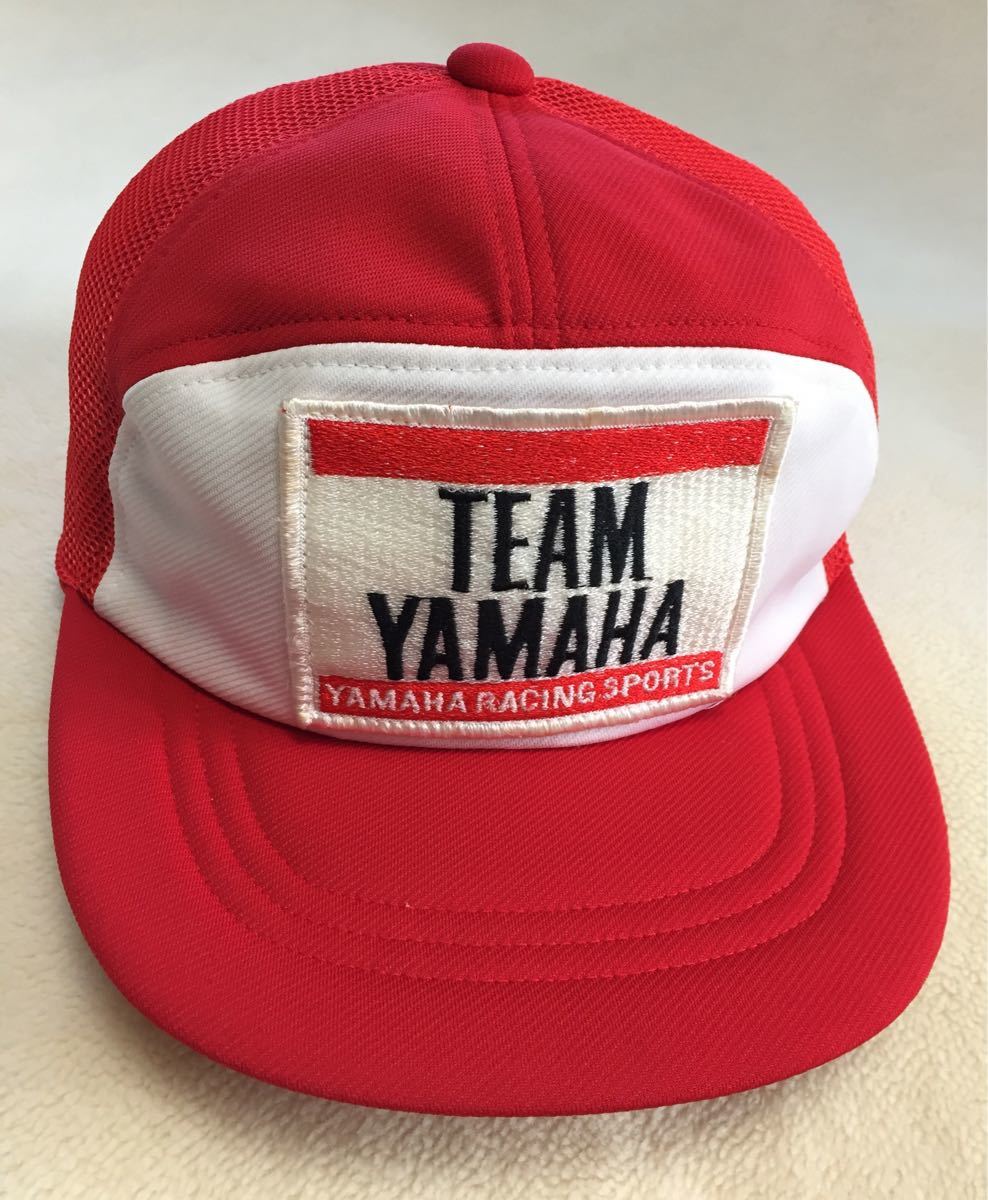 VINTAGE TEAM YAMAHA CAP YAMAHA RACING SPORTS that time thing team Yamaha mesh cap hat Yamaha racing TD TZ RD RZ RZV YZ 2ST