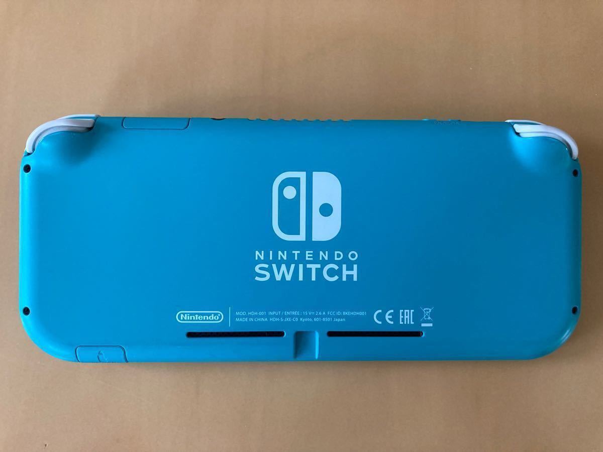 Nintendo Switch Lite 本体 ターコイズ  32GBメモリー付＋あつ森 保護カバーケース＋スティックカバー