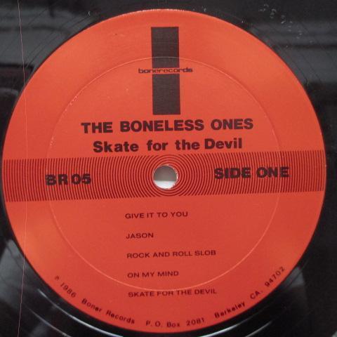 BONELESS ONES， THE-Skate For The Devil (US Orig.LP)_画像3