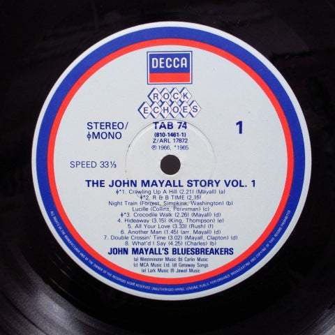 JOHN MAYALL-The John Mayall Story Volume One (UK Orig.)_画像3