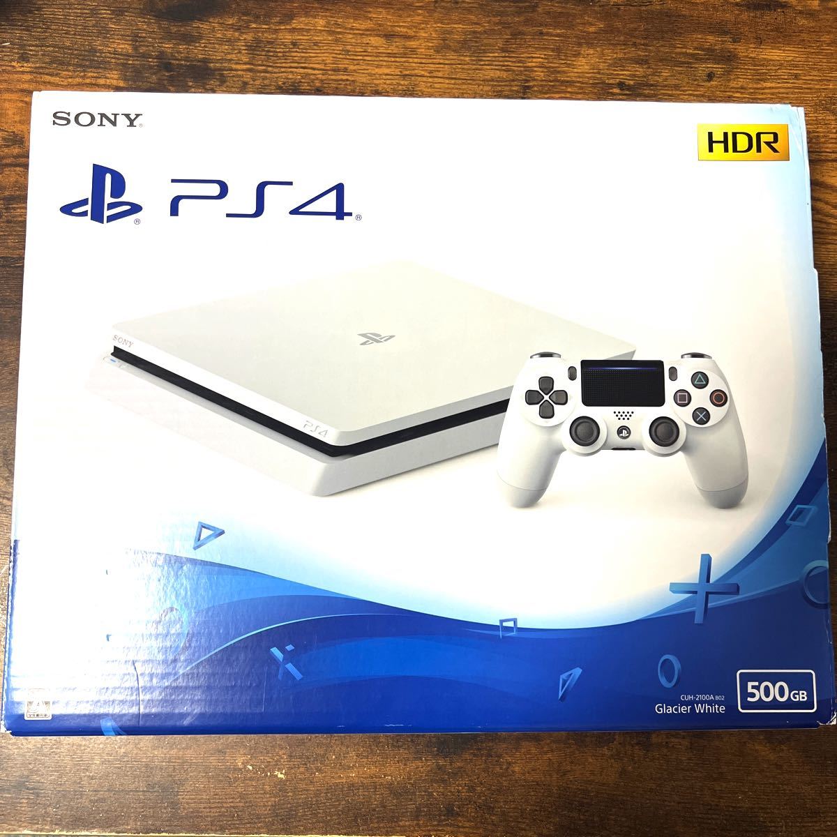 【美品！】PlayStation4 PS4本体 プレイステーション4 PS4 CUH-2100AB02  グレイシャー ホワイト