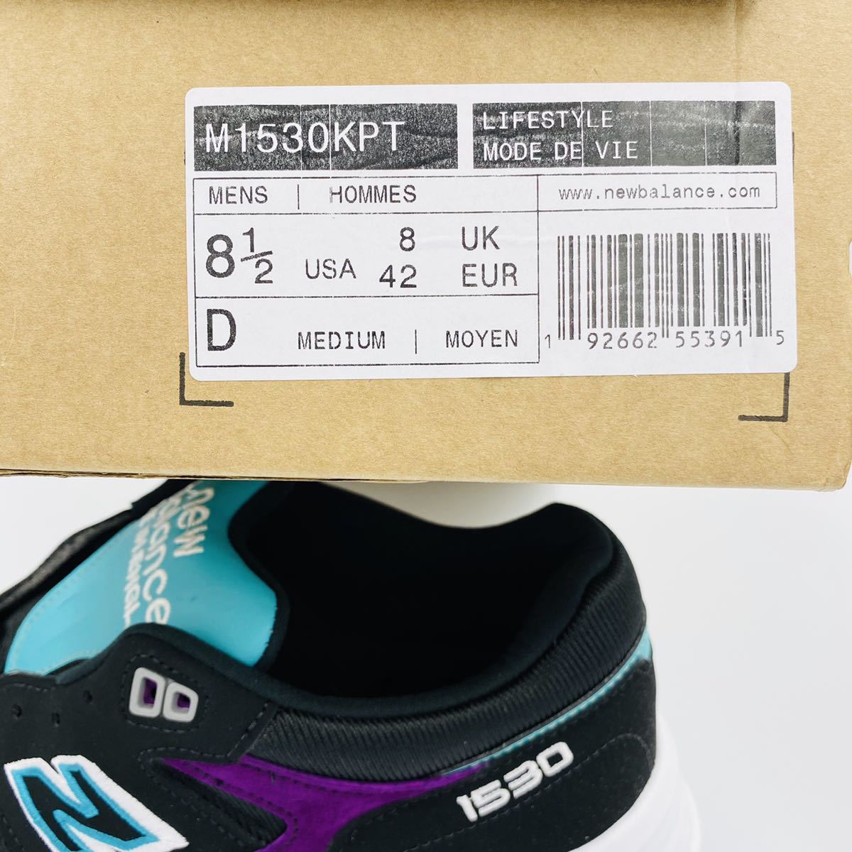 新品 限定 26 5cm US8 5 30周年】NEW BALANCE M1530KPT Made England