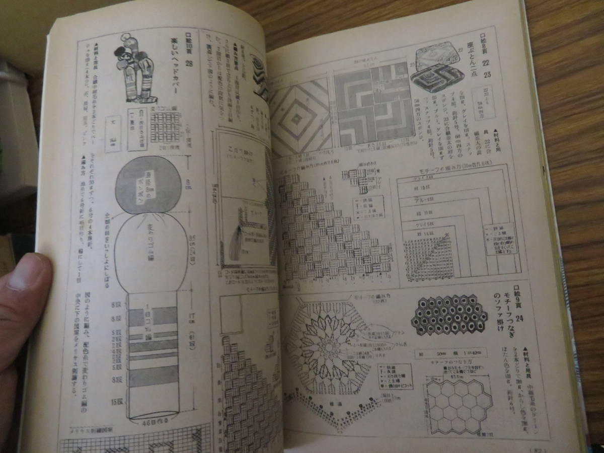 冬のおしゃれニットと防寒もの　主婦と生活昭和42.12月付録　昭和レトロ　ファッション　雑誌　当時物　/A10_画像8