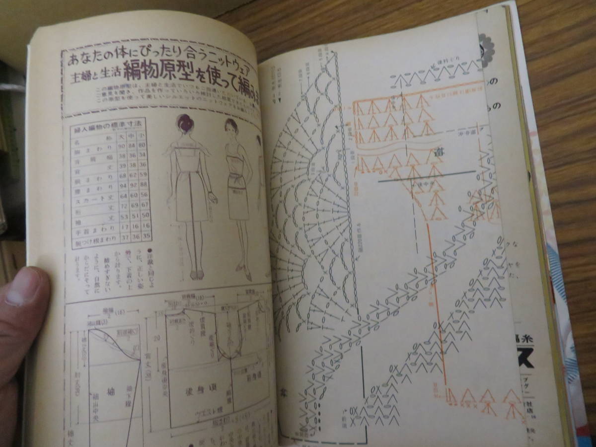 冬のおしゃれニットと防寒もの　主婦と生活昭和42.12月付録　昭和レトロ　ファッション　雑誌　当時物　/A10_画像7