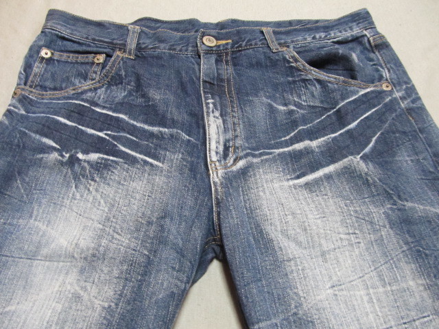 ワンコイン 500円 目玉 大特価 セール 大きいサイズ メンズ ハーフ デニム ジーンズ サイズ ウエスト86ｃｍ インチ ビッグサイズ_画像2