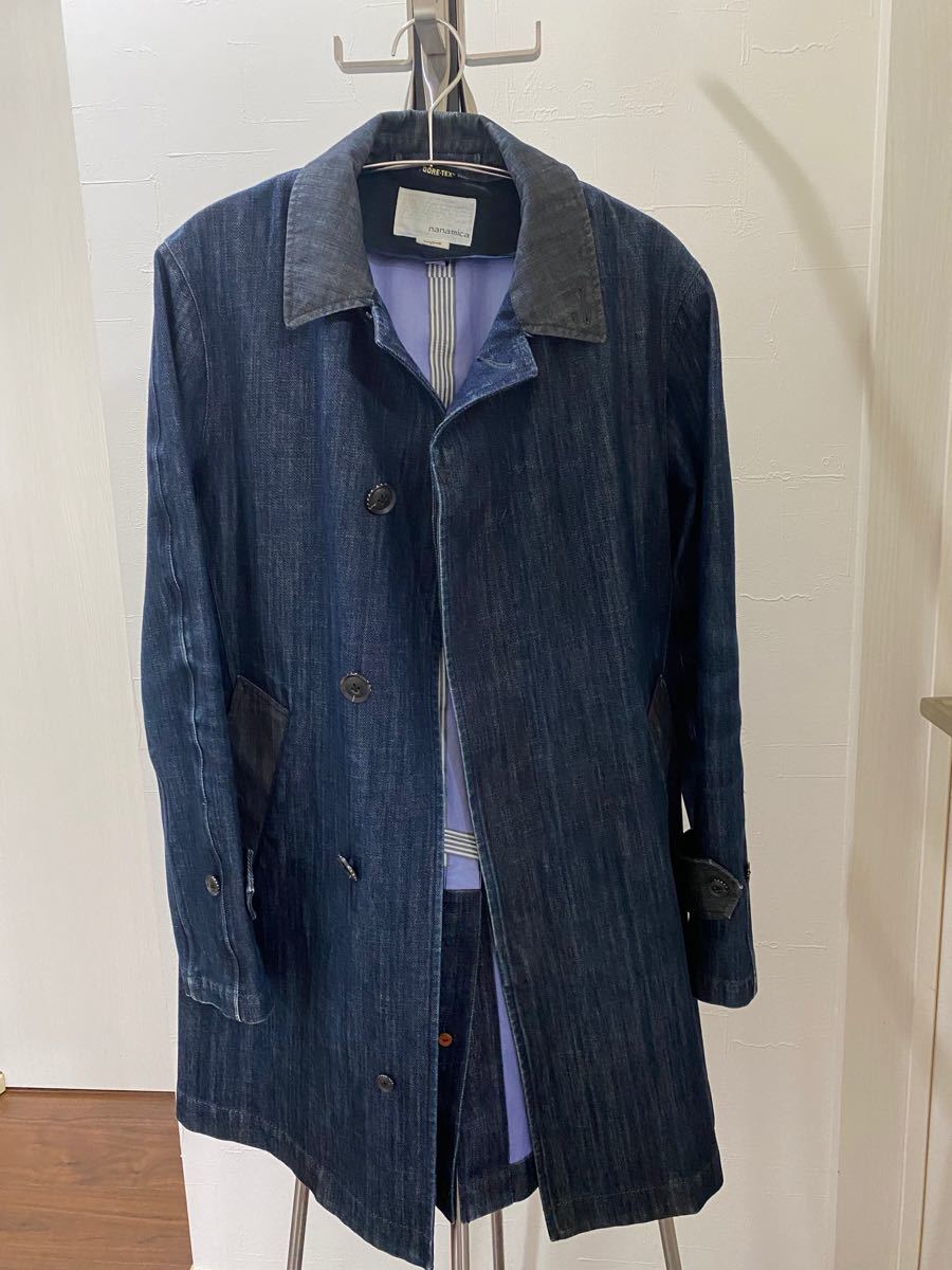 nanamica ナナミカ GORE-TEX ゴアテックスデニムステンカラー nanamica ナナミカ GORE-TEX ゴアテックスデニムステンカラー