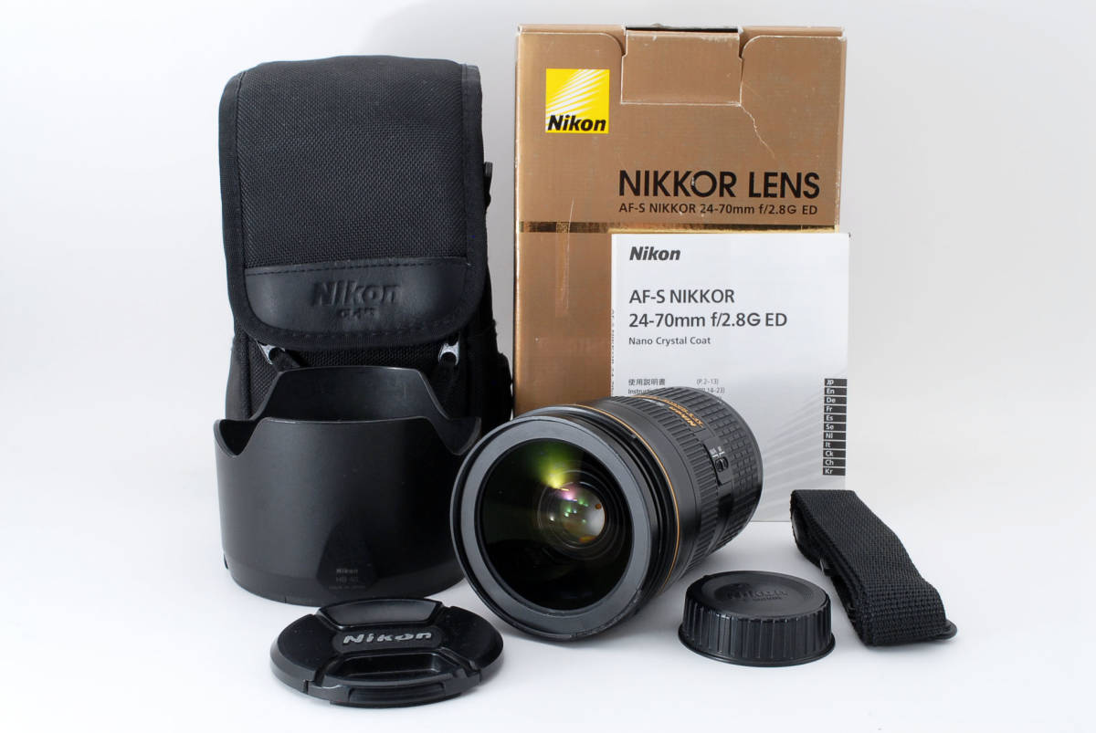 Nikon ニコン AF-S NIKKOR 24-70mm f/2.8G ED 大口径標準ズームレンズ