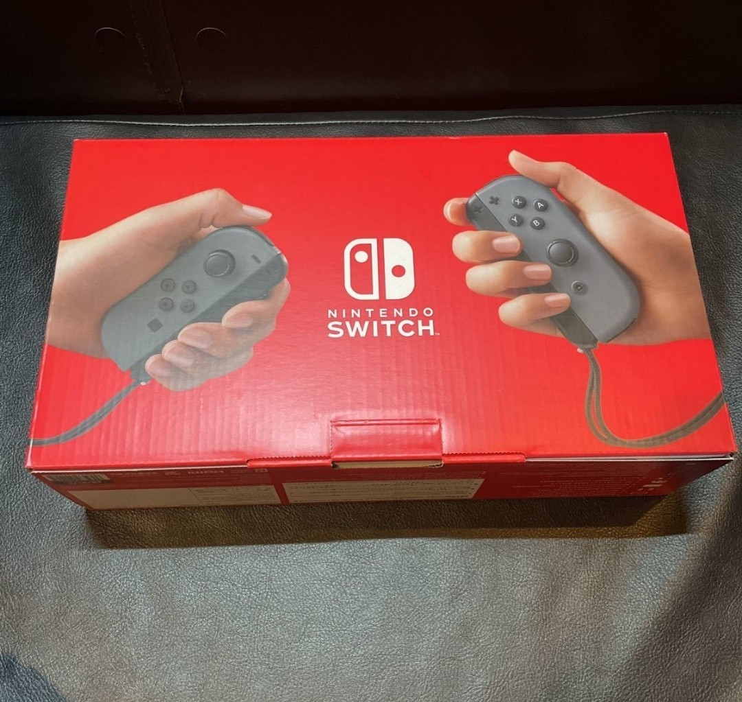 納品書付き 店舗印無し Nintendo Switch ニンテンドースイッチ本体 任天堂スイッチ グレー 新品未開封