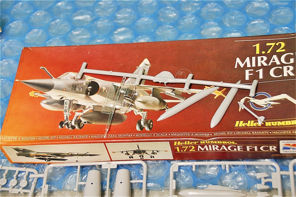 プラモデル エレール Heller 1/72 MIRAGE F1CR ミラージュ 飛行機 未組み立て 古い 昔の海外プラモの画像7