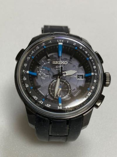 SS【 セイコーアストロン SEIKO ASTRON 7X52-0AK0 SBXA033 】ガラス・時針・分針にキズあり 箱・CD・取説