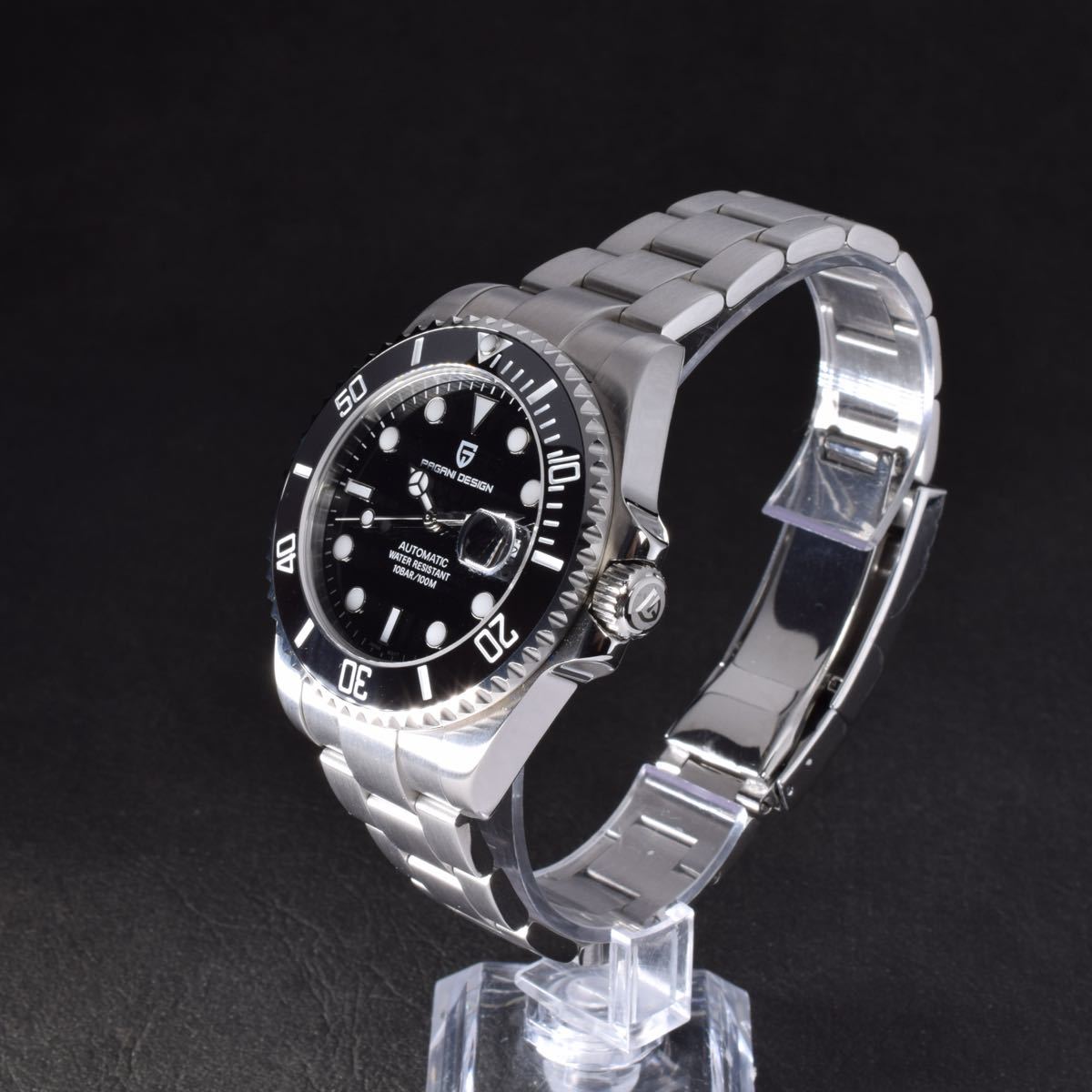 メンズ腕時計 ダイバー サブ 腕時計 メンズ ベゼル 高級 ブラックダイヤル  ROLEX ロレックス  サブマリーナ オマージュ
