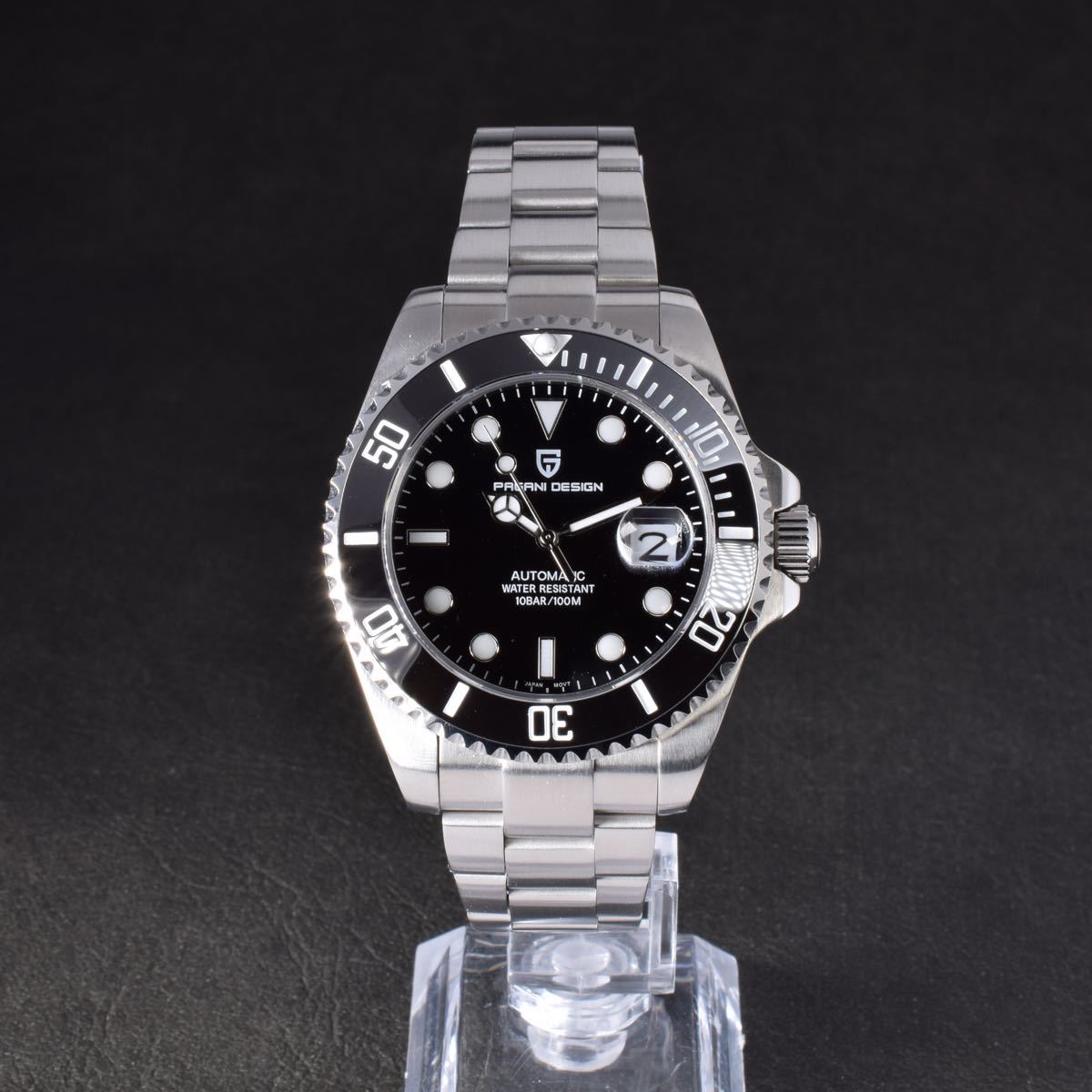 メンズ腕時計 ダイバー サブ 腕時計 メンズ ベゼル 高級 ブラックダイヤル  ROLEX ロレックス  サブマリーナ オマージュ
