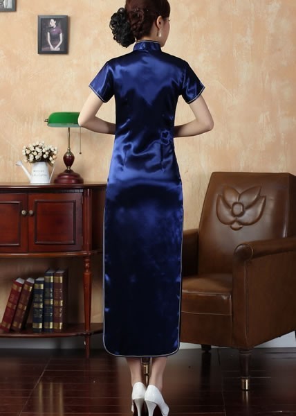 コスプレ 衣装 セクシーコス ロングドレス花刺繍とサイドスリットでキュートセクシーに着こなせる人気のロングチャイナドレスkhcos992(co)_画像4