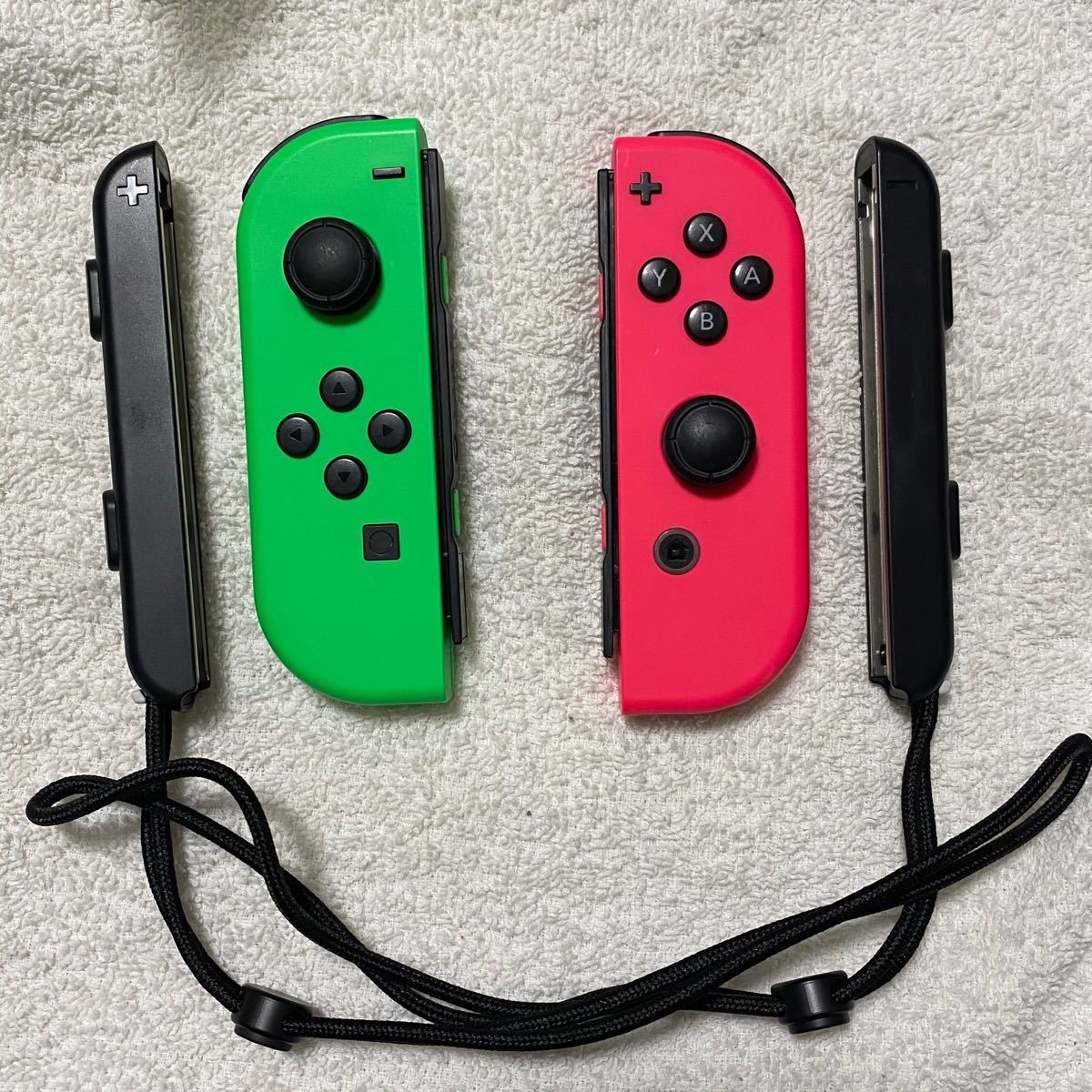 Nintendo Switch Joy-Con L ネオングリーン/ R ネオンピンク 難あり