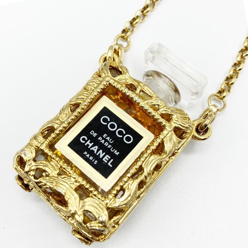 シャネル CHANEL パフュームボトルネックレス ヴィンテージ GP